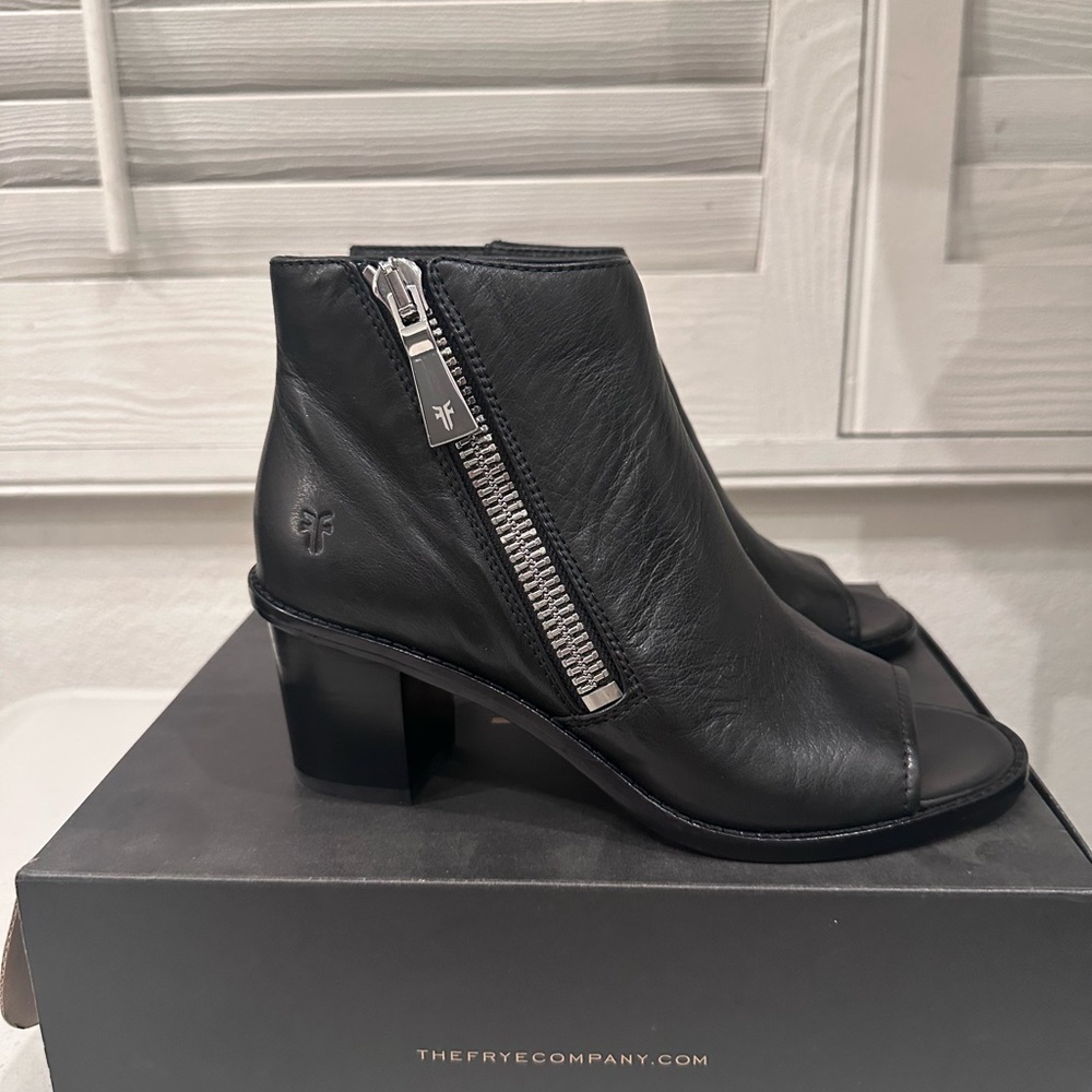 Fry Peep Toe Heeled Boot